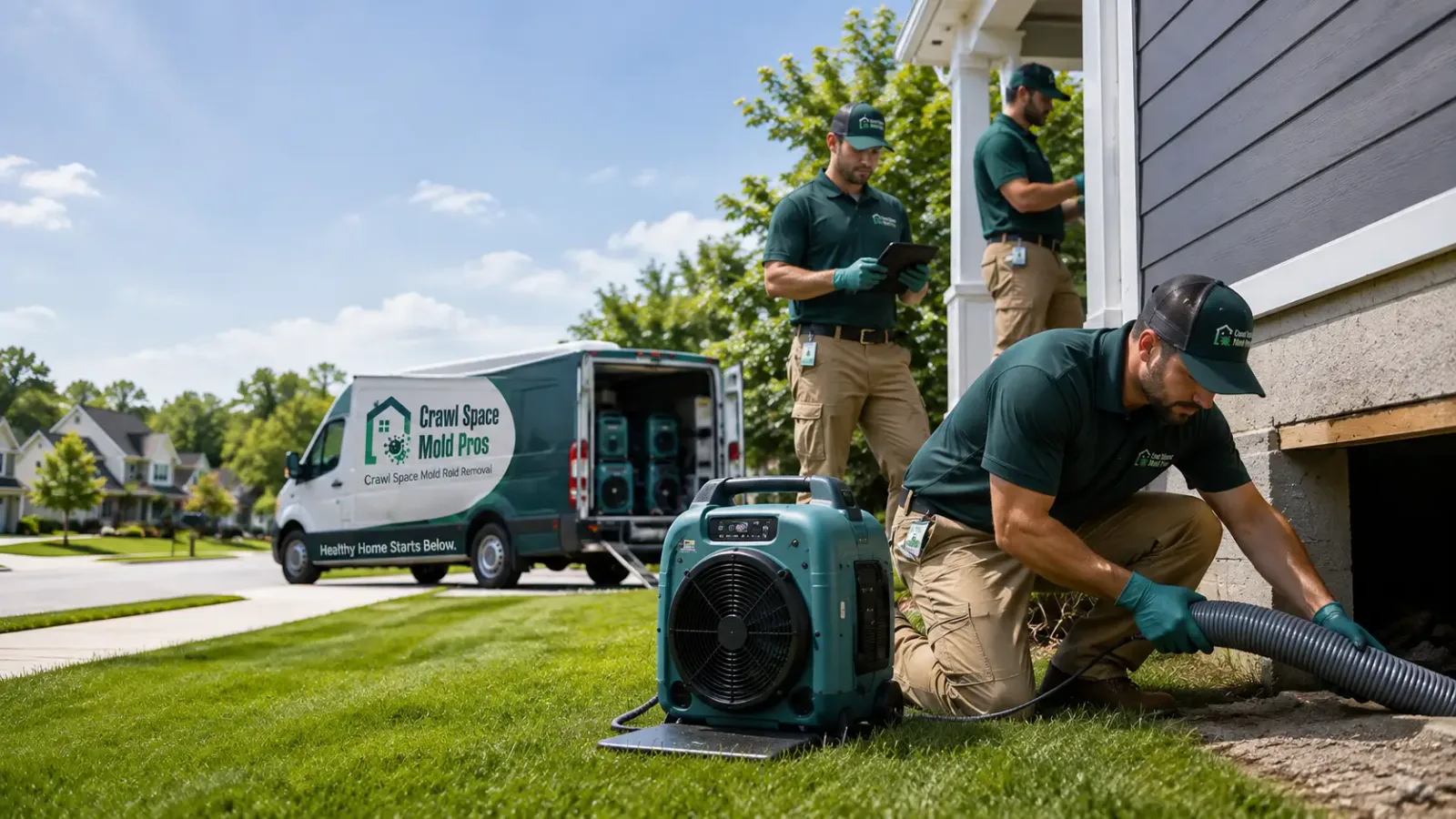 Crawl Space Mold Removal in Paullina, IA